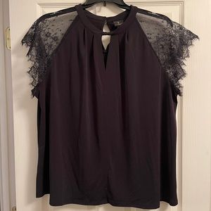 Black worthington blouse new with tags